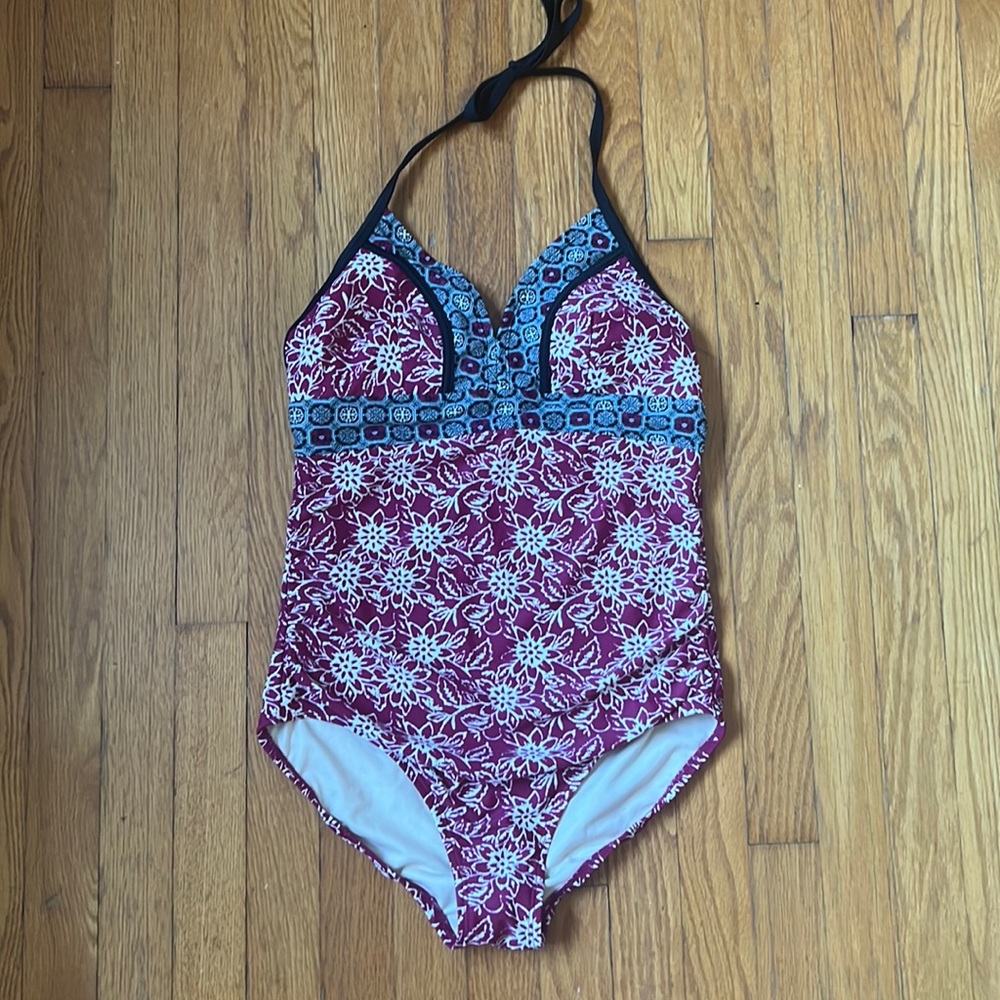 Merona Halter Floral One Piece